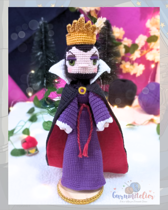PADRÃO PDF RAINHA MÁ - RECOMPENSA APOIA-SE "A SOCIEDADE DO AMIGURUMI" - Imagem 2