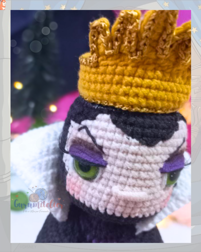 PADRÃO PDF RAINHA MÁ - RECOMPENSA APOIA-SE "A SOCIEDADE DO AMIGURUMI" - Imagem 4