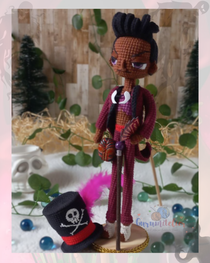 PADRÃO PDF DR. FACILIER- RECOMPENSA APOIA-SE "A SOCIEDADE DO AMIGURUMI" - Imagem 2