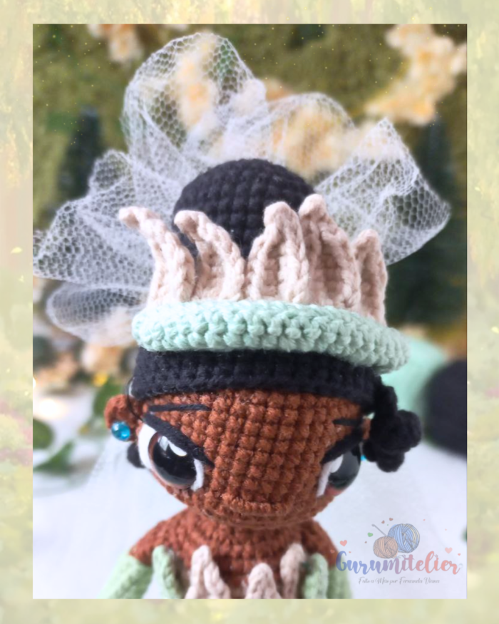 PADRÃO PDF Tiana- RECOMPENSA APOIA-SE "A SOCIEDADE DO AMIGURUMI" - Imagem 4