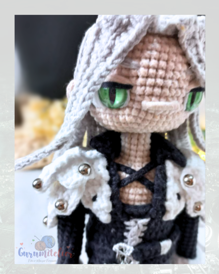 PADRÃO PDF Sephiroth - RECOMPENSA APOIA-SE "A SOCIEDADE DO AMIGURUMI" - Imagem 2