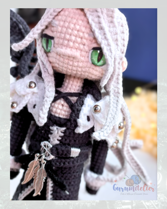 PADRÃO PDF Sephiroth - RECOMPENSA APOIA-SE "A SOCIEDADE DO AMIGURUMI" - Imagem 3