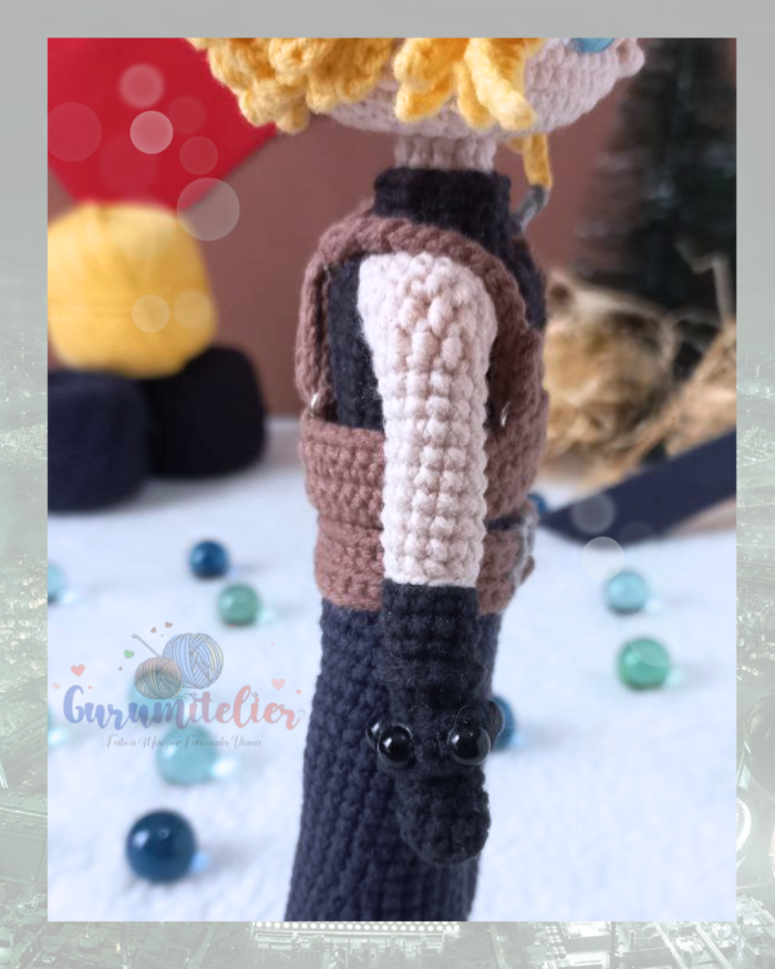 PADRÃO PDF Cloud Strife - RECOMPENSA APOIA-SE "A SOCIEDADE DO AMIGURUMI" - Imagem 3