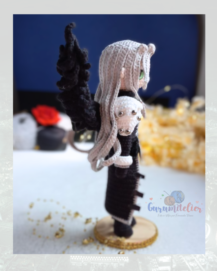 PADRÃO PDF Sephiroth - RECOMPENSA APOIA-SE "A SOCIEDADE DO AMIGURUMI" - Imagem 5