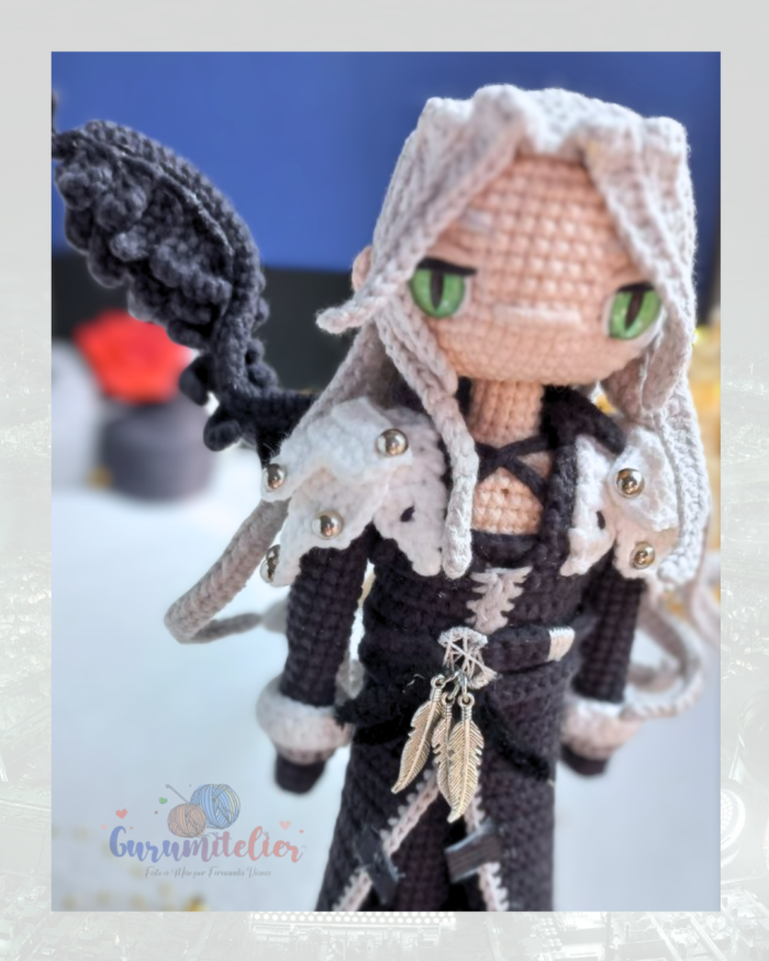PADRÃO PDF Sephiroth - RECOMPENSA APOIA-SE "A SOCIEDADE DO AMIGURUMI" - Imagem 6