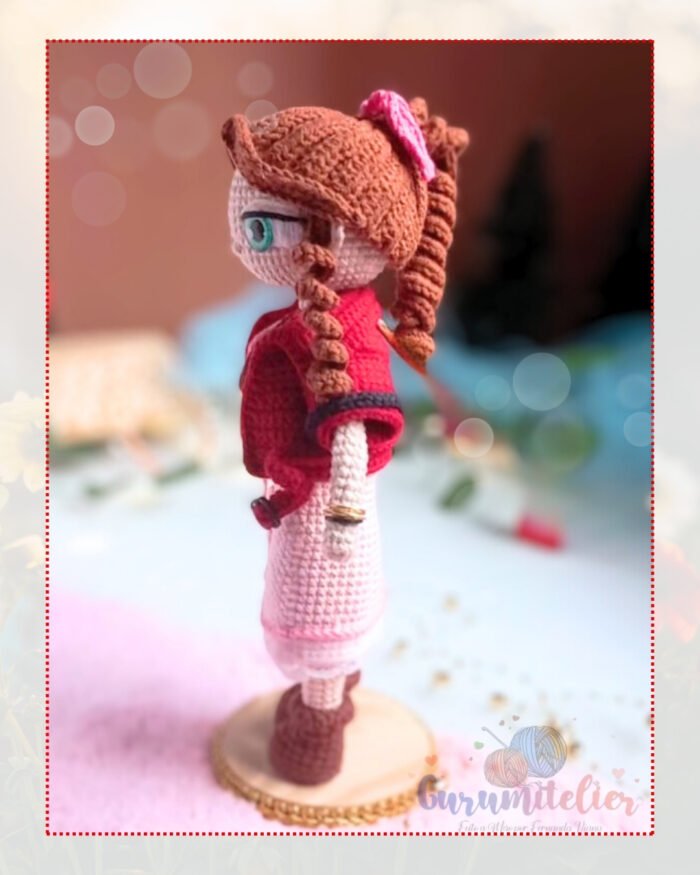 PADRÃO PDF Aerith Gainsborough - RECOMPENSA APOIA-SE "A SOCIEDADE DO AMIGURUMI" - Imagem 7