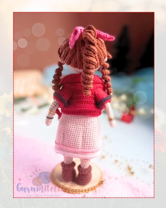 PADRÃO PDF Aerith Gainsborough - RECOMPENSA APOIA-SE "A SOCIEDADE DO AMIGURUMI" - Imagem 6
