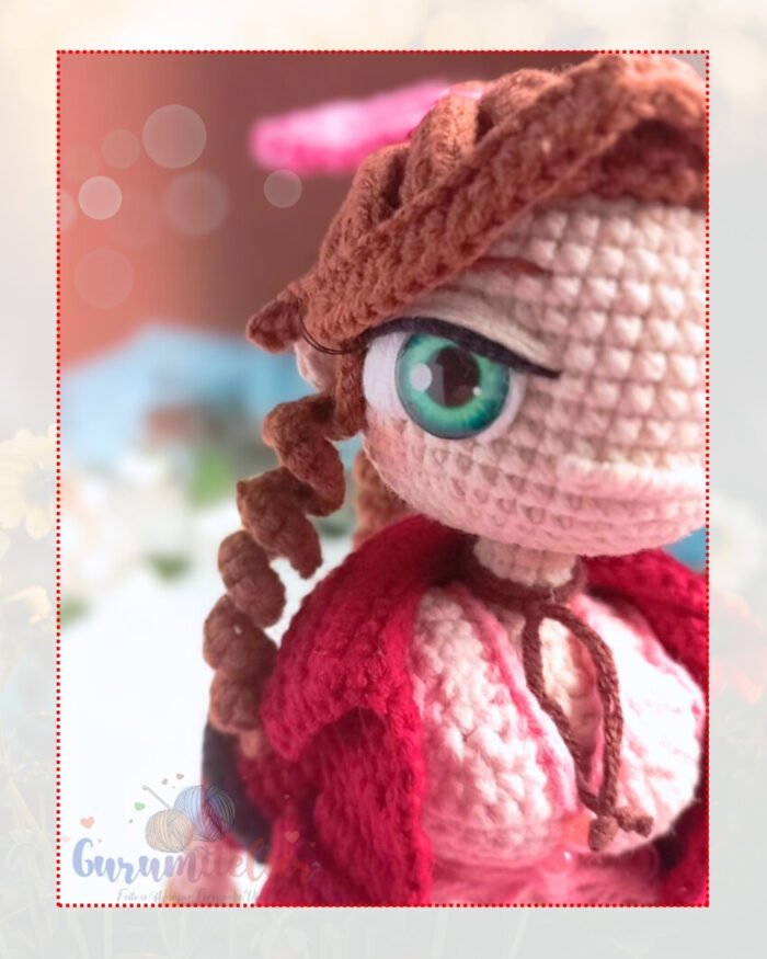 PADRÃO PDF Aerith Gainsborough - RECOMPENSA APOIA-SE "A SOCIEDADE DO AMIGURUMI" - Imagem 5
