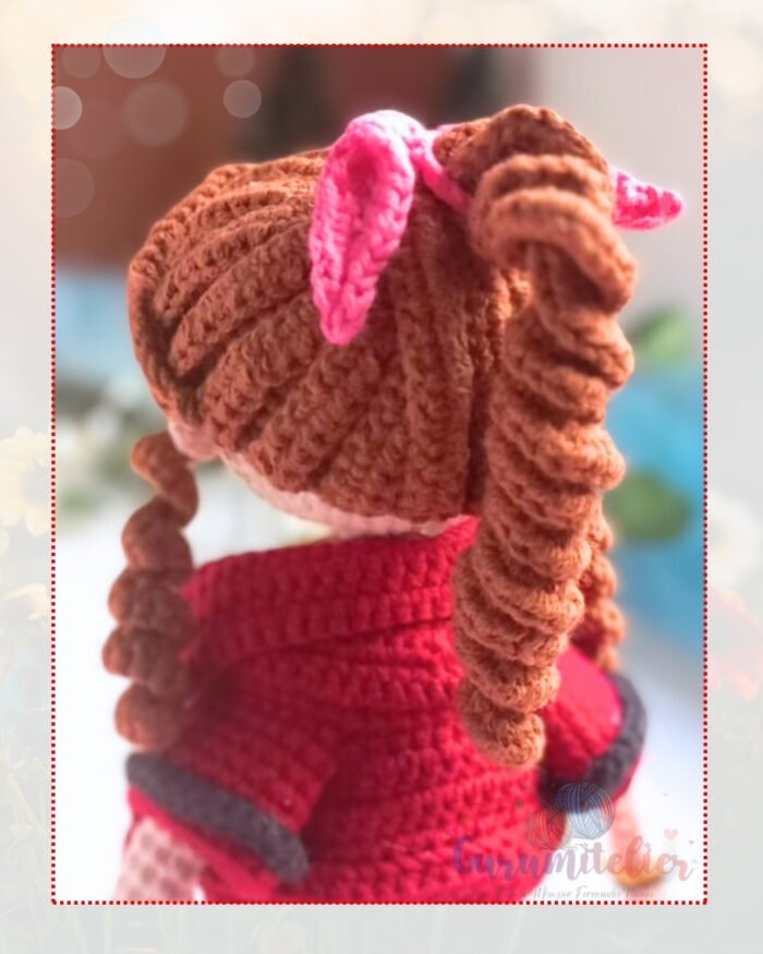 PADRÃO PDF Aerith Gainsborough - RECOMPENSA APOIA-SE "A SOCIEDADE DO AMIGURUMI" - Imagem 4