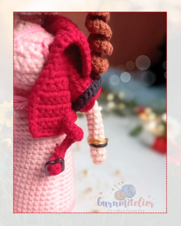 PADRÃO PDF Aerith Gainsborough - RECOMPENSA APOIA-SE "A SOCIEDADE DO AMIGURUMI" - Imagem 3