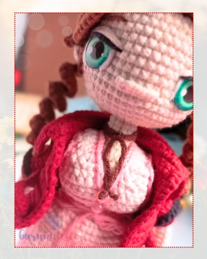 PADRÃO PDF Aerith Gainsborough - RECOMPENSA APOIA-SE "A SOCIEDADE DO AMIGURUMI" - Imagem 8