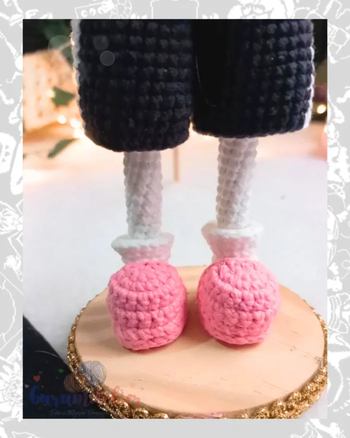 PADRÃO PDF Sans - Undertale - RECOMPENSA APOIA-SE "A SOCIEDADE DO AMIGURUMI" - Imagem 5