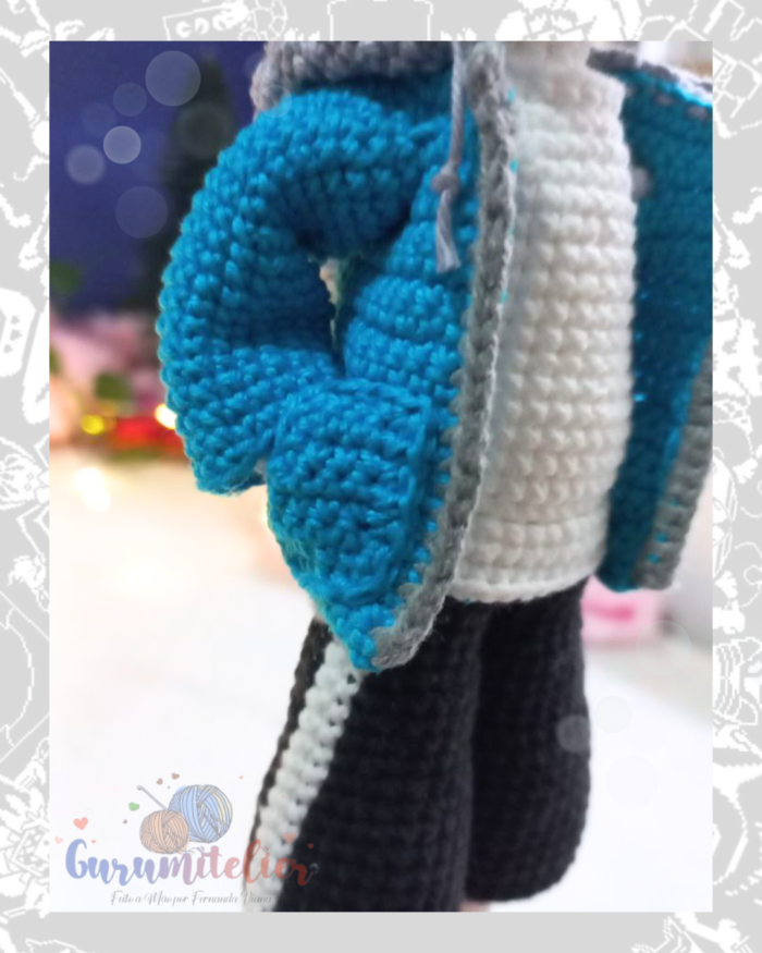 PADRÃO PDF Sans - Undertale - RECOMPENSA APOIA-SE "A SOCIEDADE DO AMIGURUMI" - Imagem 4