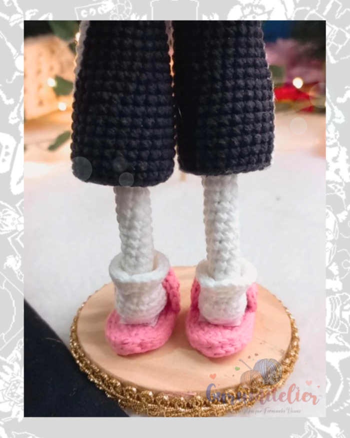 PADRÃO PDF Sans - Undertale - RECOMPENSA APOIA-SE "A SOCIEDADE DO AMIGURUMI" - Imagem 3