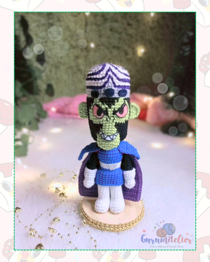 PADRÃO PDF MACACO LOUCO - AS MENINAS SUPERPODEROSAS - RECOMPENSA APOIA-SE "A SOCIEDADE DO AMIGURUMI"