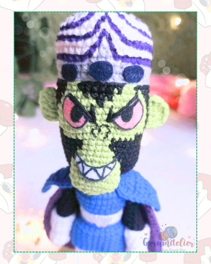 PADRÃO PDF MACACO LOUCO - AS MENINAS SUPERPODEROSAS - RECOMPENSA APOIA-SE "A SOCIEDADE DO AMIGURUMI" - Imagem 5