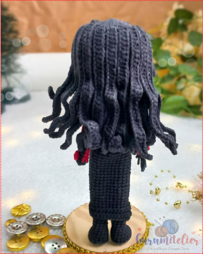 PADRÃO PDF - Lust, a homunculo da lúxuria - RECOMPENSA APOIA-SE "A SOCIEDADE DO AMIGURUMI" - Imagem 2
