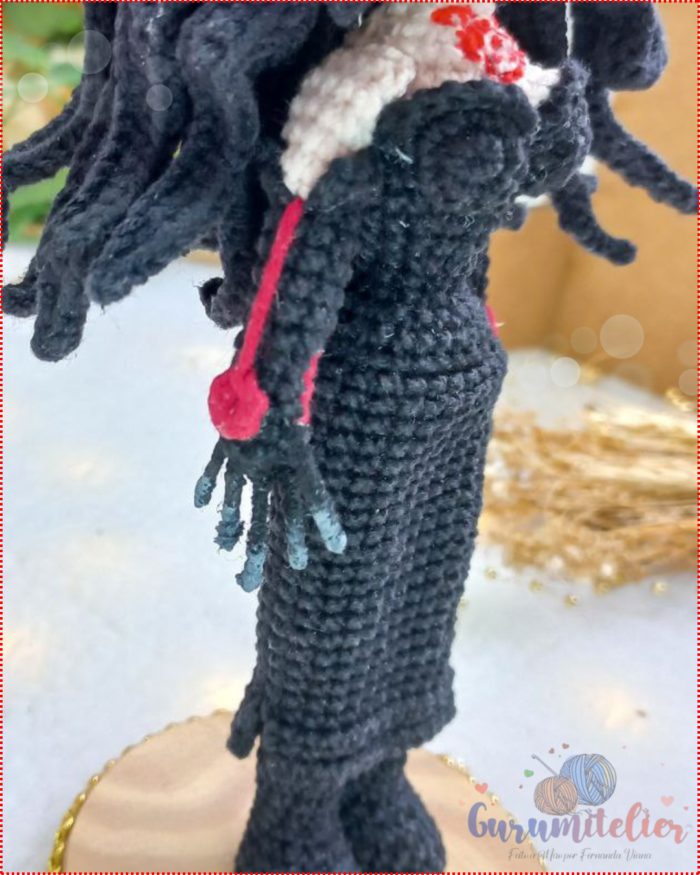 PADRÃO PDF - Lust, a homunculo da lúxuria - RECOMPENSA APOIA-SE "A SOCIEDADE DO AMIGURUMI" - Imagem 4