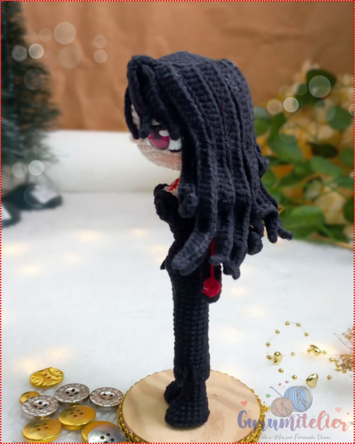 PADRÃO PDF - Lust, a homunculo da lúxuria - RECOMPENSA APOIA-SE "A SOCIEDADE DO AMIGURUMI" - Imagem 3