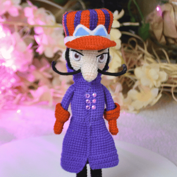 PADRÃO PDF - DICK VIGARISTA - RECOMPENSA APOIA-SE "A SOCIEDADE DO AMIGURUMI"